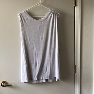 Fabletics  Muscle Shirt Size 3x Gently Used Heathered light gray